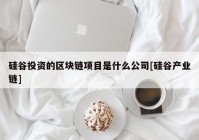 硅谷投资的区块链项目是什么公司[硅谷产业链]